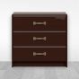 Jaladera para mueble bronce 110 mm Mañon