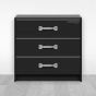 Jaladera para mueble níquel 130 mm Mañon