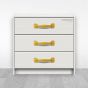 Jaladera para mueble latonada 150 mm Mañon