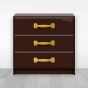 Jaladera para mueble latonada 150 mm Mañon