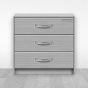 Jaladera para mueble níquel 150 mm Mañon