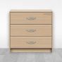 Jaladera para mueble níquel 125 mm Mañon