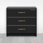 Jaladera para mueble bronce 125 mm Mañon