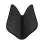 Guardasudor impermeable para silla de montar negra Mesace