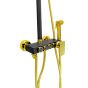 Regadera monomando negra / oro HT-90061 Hand Showers