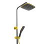 Regadera monomando negra / oro HT-90061 Hand Showers