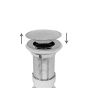 Céspol flexible para lavabo cromado con contra Push SF-70020 IML
