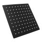 Regadera cuadrada 8" negro mate 36261 RoalFlux