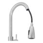 Mezcladora retráctil monomando para fregadero satín SF-11501-1 Sofo