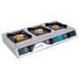 Estufa a gas de mesa con 3 quemadores QH-A3 Ecocina