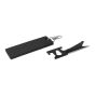 Kit de supervivencia negro multifuncional con 10 accesorios MC-014 Mendoza