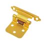 Bisagra de parche latón brillante E2603 Handy Home