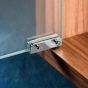 Bivel para puerta de vidrio D2302 cromo Organización MZ