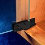 Bivel para puerta de vidrio D2303 negro Organización MZ