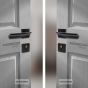 Cerradura para entrada Negro mate 5204 / AM182 BK Montela
