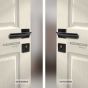 Cerradura para entrada Negro mate 5204 / AM182 BK Montela