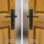 Cerradura para entrada Negro mate 2533 / AM336 BK Montela