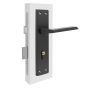 Cerradura para entrada Negro mate 2503 / AM447 BK Montela