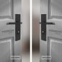 Cerradura para entrada Negro mate 2503 / AM447 BK Montela