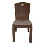 Silla de plástico café Paris SPC-P029