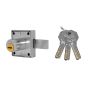 Cerradura para mueble cromo 29 mm CH AS 250 Phillips