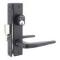 Cerradura de embutir negra para perfiles de aluminio 549 SLIM Phillips