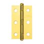 Bisagra rectangular 5/16" x 1-1/2" latón brillante 715 Phillips