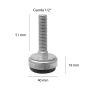 Nivelador industrial con base de PVC y tornillo de 1/2" AMI-51 Rodami