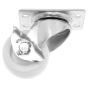 Rodaja de nylon placa giratoria con freno 2.5" Weston