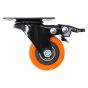 Rodaja placa giratoria con freno y doble balero 2" Y-1058-50 Weston
