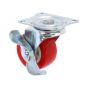 Rodaja placa giratoria con freno 1-1/2" 14036 Rodamil