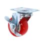 Rodaja placa giratoria con freno 2-1/2" 14034 Rodamil
