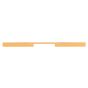 Jaladera de Aluminio 670 mm latón satinado 079-1674 Herrasa
