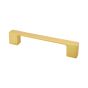 Jaladera de Aluminio 128 mm latón satinado 791-1583 Herrasa