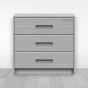 Jaladera de aluminio negro 128 mm 792-1583 Herrasa