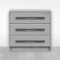 Jaladera de aluminio negro 670 mm 792-1680 Herrasa