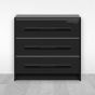 Jaladera de aluminio negro 670 mm 792-1680 Herrasa