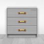 Jaladera emporio latón europeo 96 mm 131240 Rish