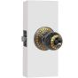 Cerradura para baño niquel negro Marijo 9650 Ashico
