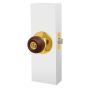 Cerradura para baño latón brillante Legno 21011 Ashico
