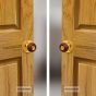 Cerradura para baño latón brillante Legno 21011 Ashico