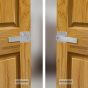 Cerradura para baño níquel satinado Milán Inoxx Italy