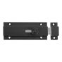 Pasador de sobreponer 80 mm negro mate A3004 Rish