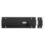 Pasador de sobreponer 100 mm negro mate A3004 Rish