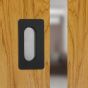 Jaladera de embutir 64 mm negro mate Rish