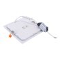 Luminario de LEDS empotrable cuadrado 12 W luz cálida 1262 Sanelec