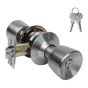 Cerradura para entrada cromo mate Tulip Yale