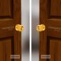 Cerradura para baño latón brillante Ball Yale