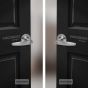 Cerradura de manija para baño cromo mate Cambridge Yale