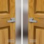 Cerradura de manija para Baño Niquel Satinado Castelli Yale